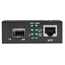 LGC210A-R2: (1) 10/100/1000 Mbps RJ45, 1000BaseX SFP, range dep. on SFP, Mode dep. on SFP, Connector dep. on SFP, 100–240 VAC